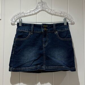 Princess Polly Dark Blue Denim Skirt